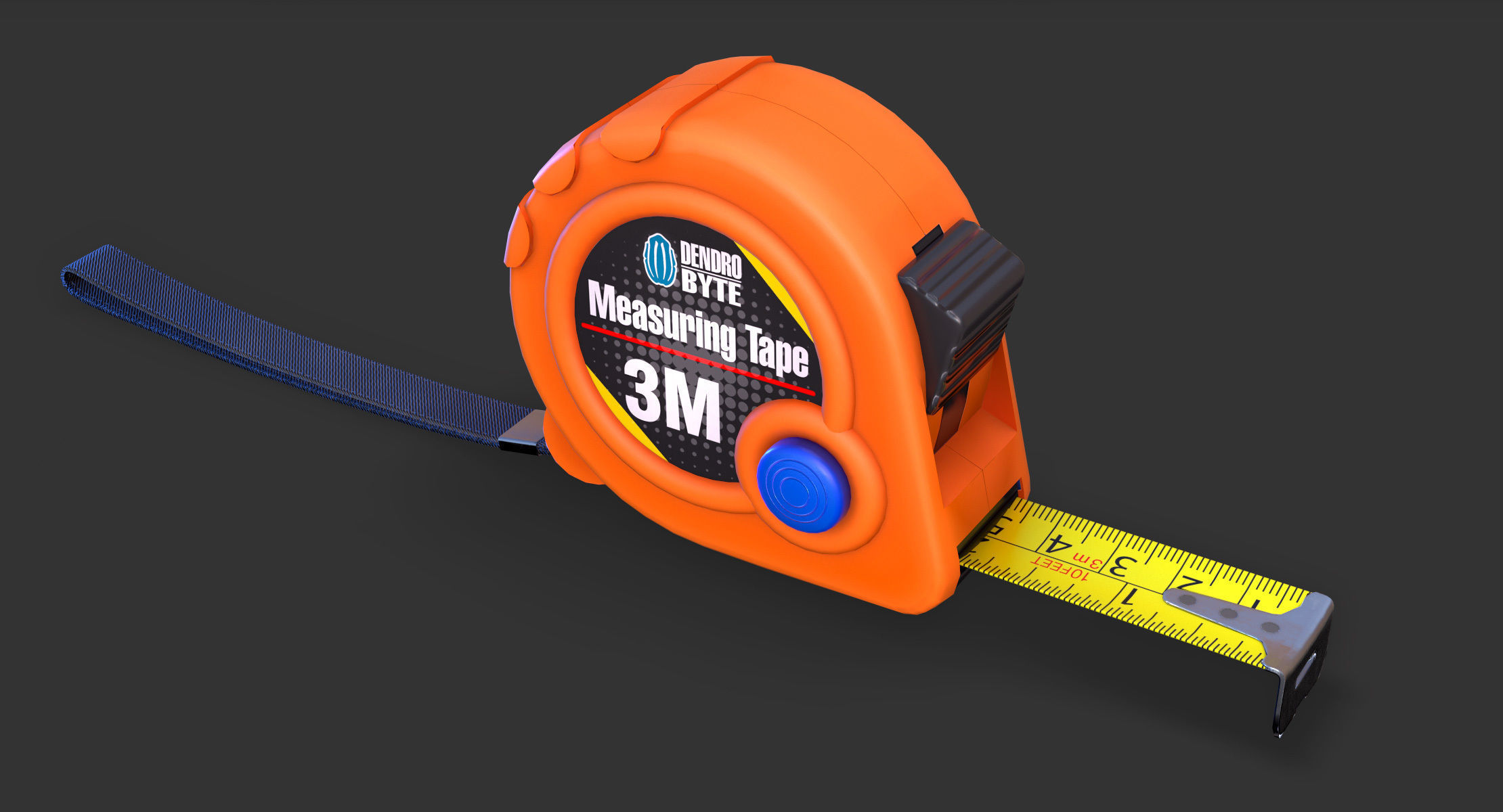 3D model Tape Measure VR / AR / lowpoly CGTrader