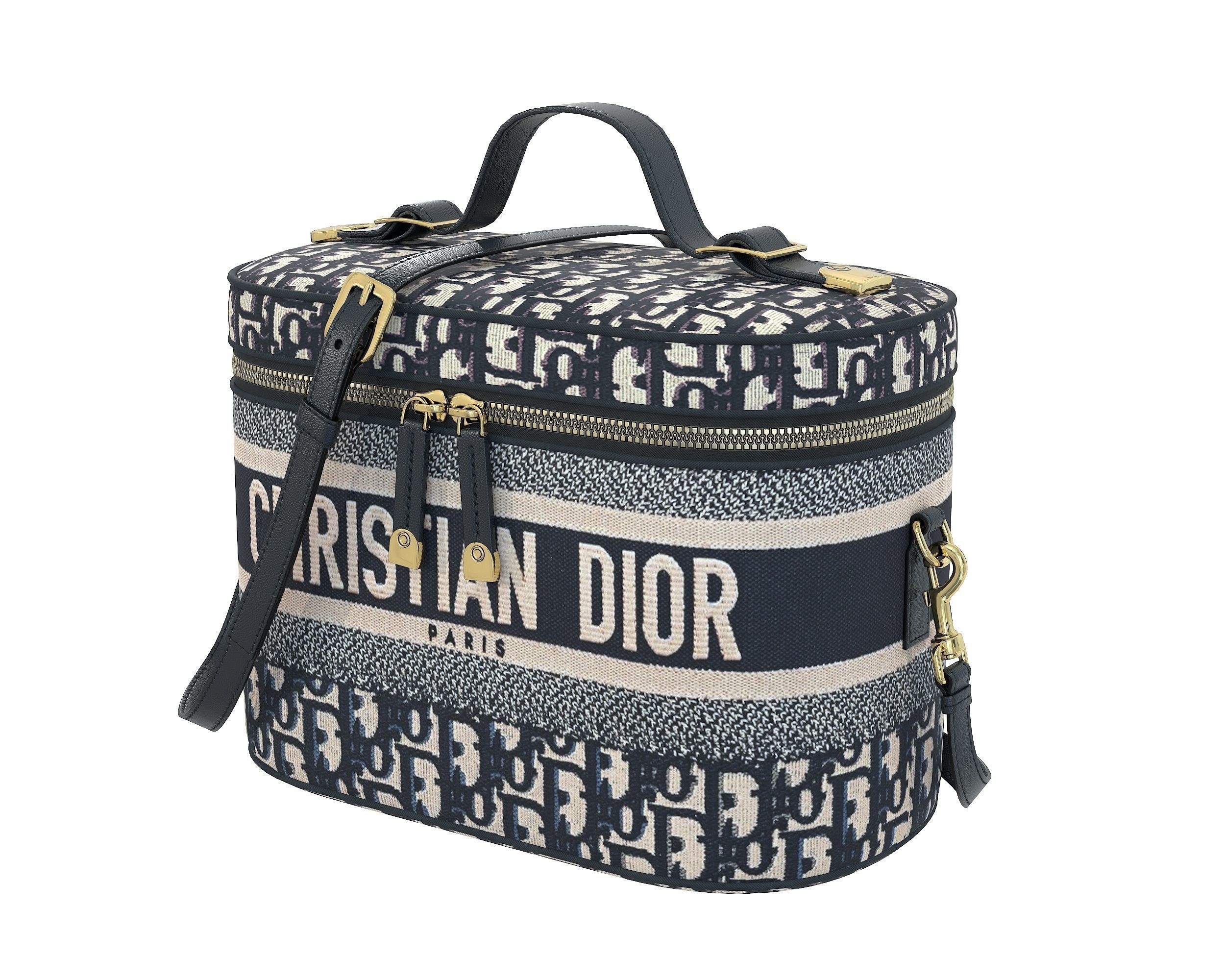 Dior DiorTravel Vanity Case Bag 3D Model Collection CGTrader