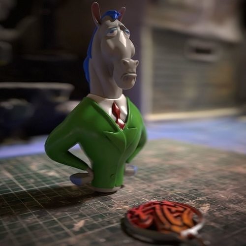 Mr Horse from Ren and Stimpy 3D model 3D printable CGTrader