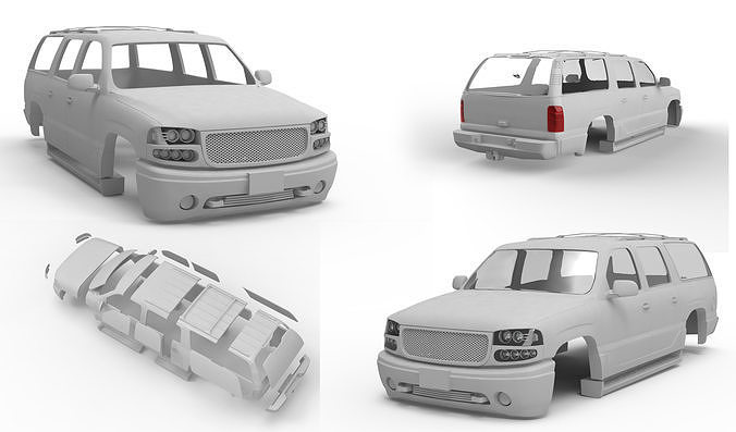 Gmc Yukon 2004 Rc 3D model 3D printable | CGTrader