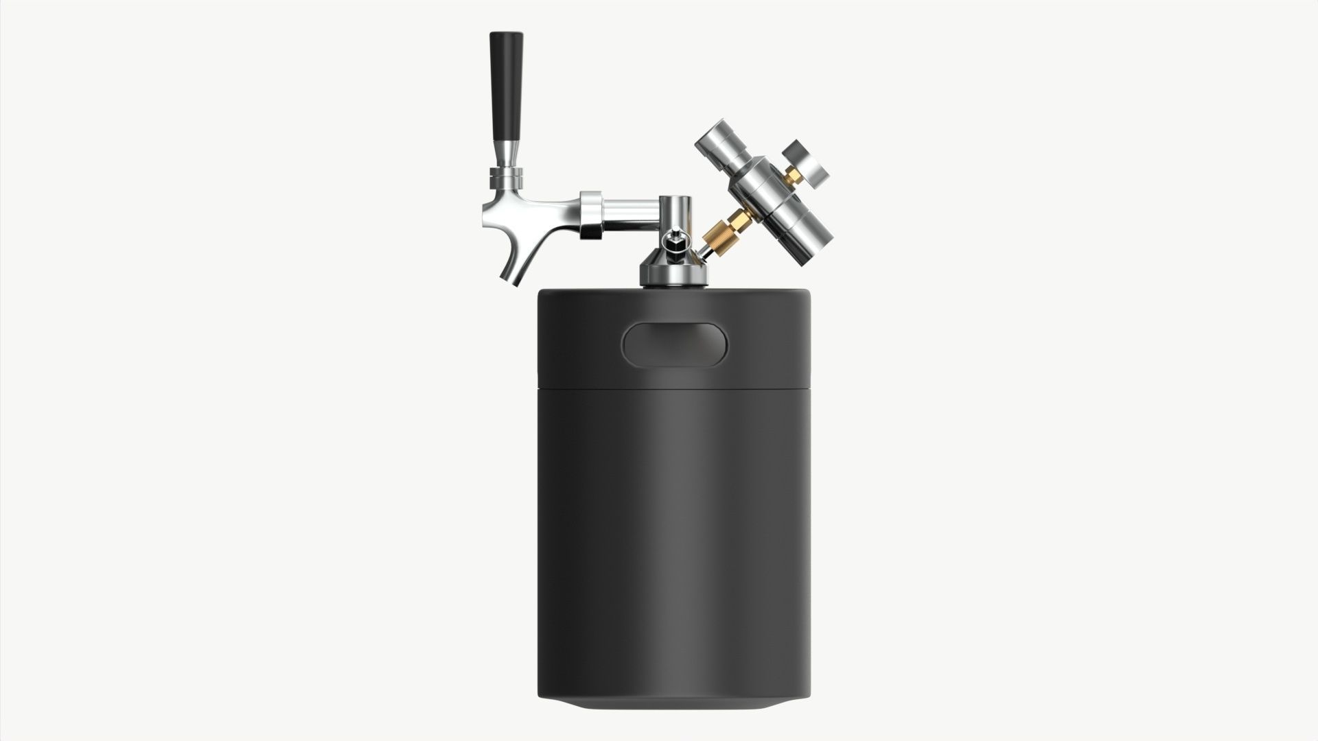 Pressurized Keg System 01 3D model | CGTrader
