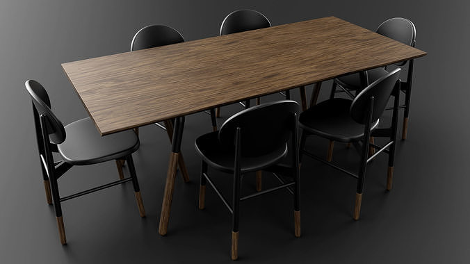 Dinning Table 3D model | CGTrader