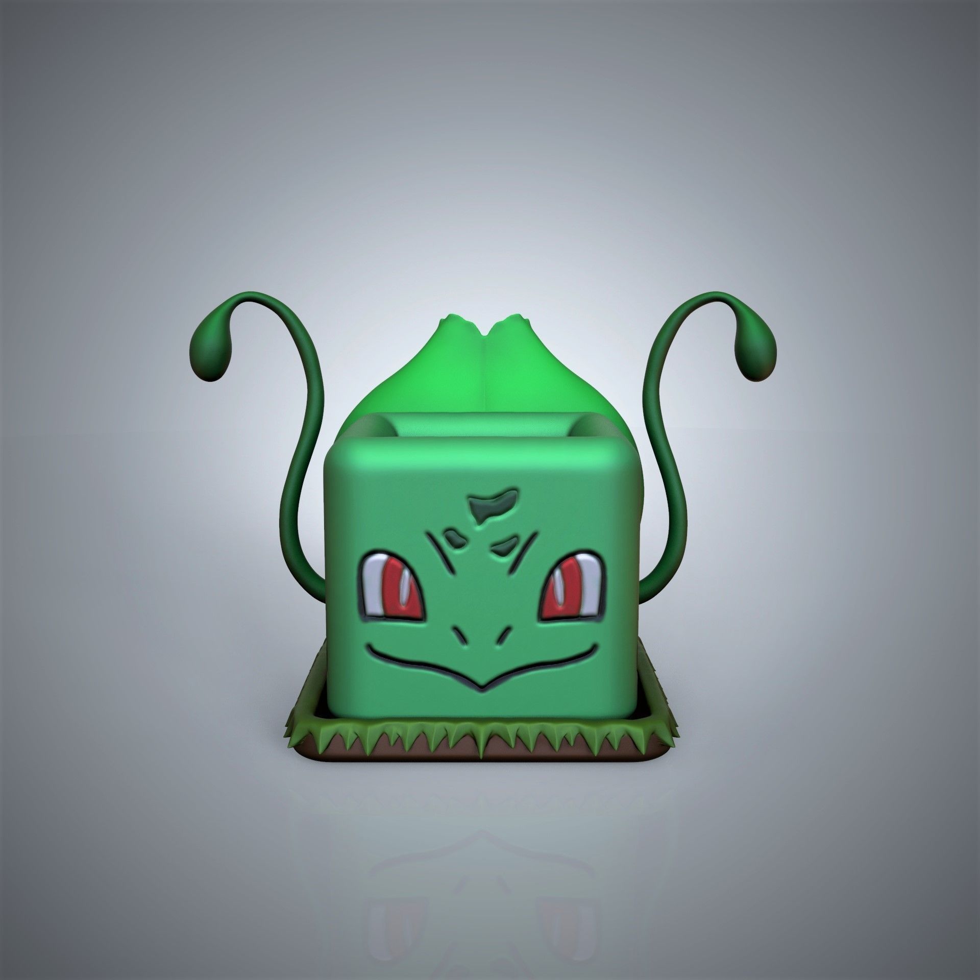 Flower Pot BULBASAUR POKEMON Maceta 3D model 3D printable CGTrader