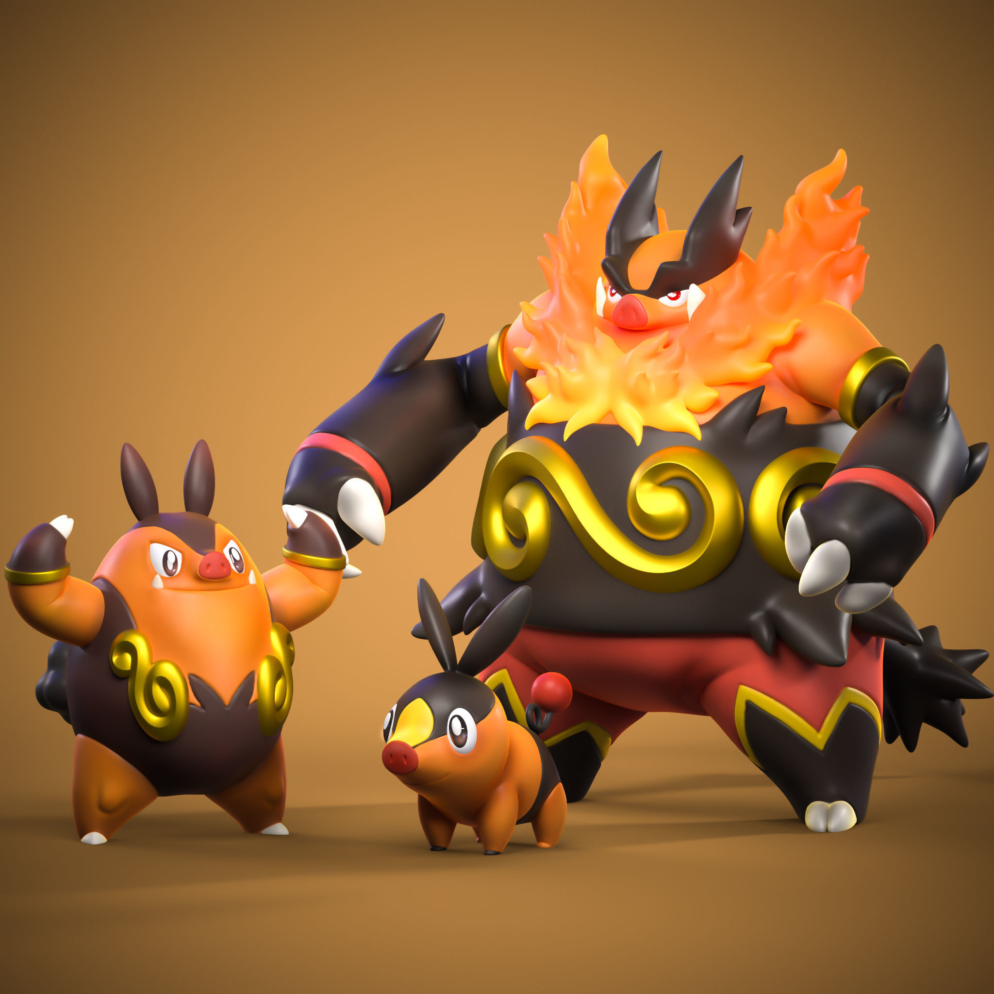 TEPIG EVOLUTIONS 3D model 3D printable | CGTrader