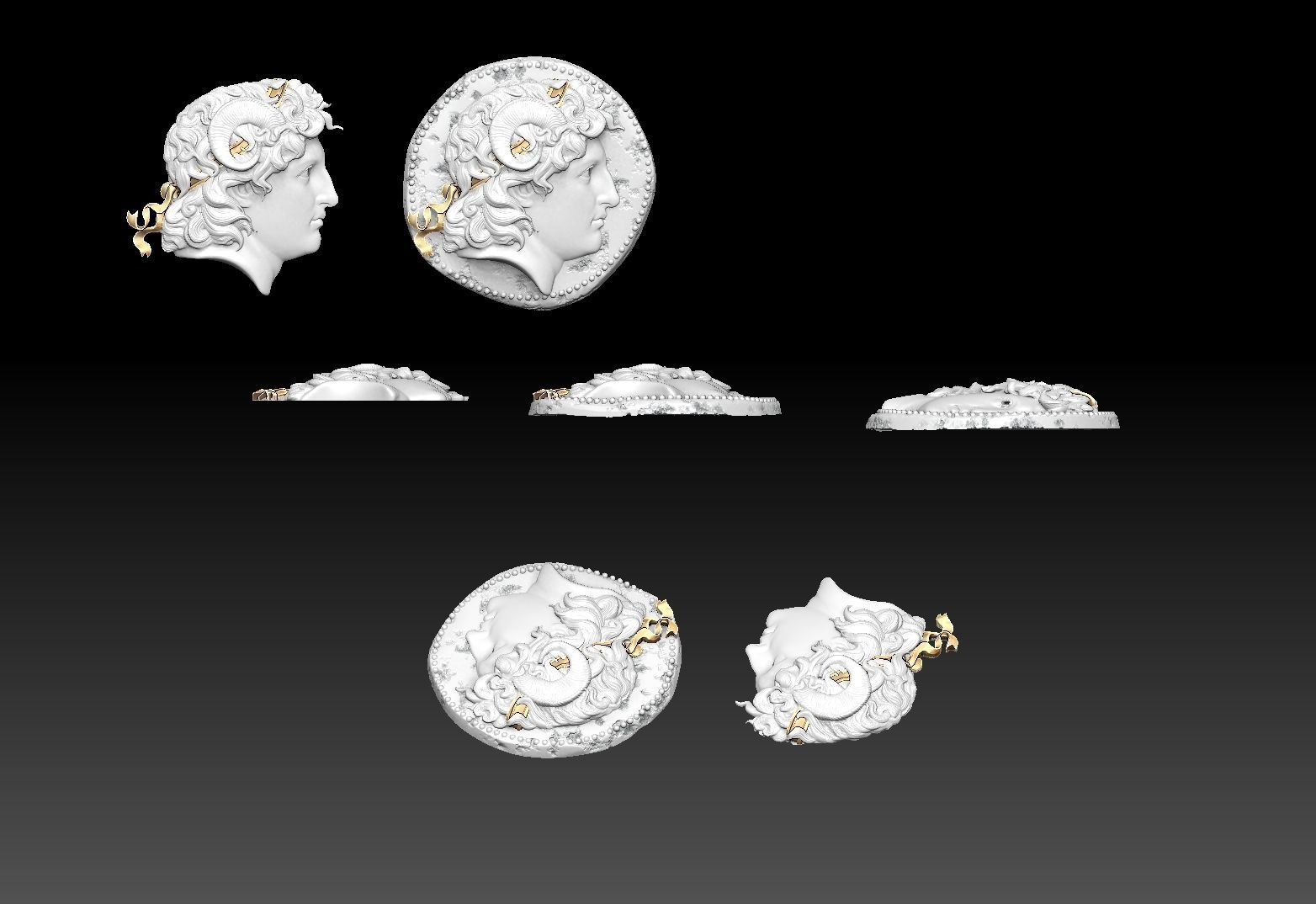Alexander the Great 3D model 3D printable CGTrader