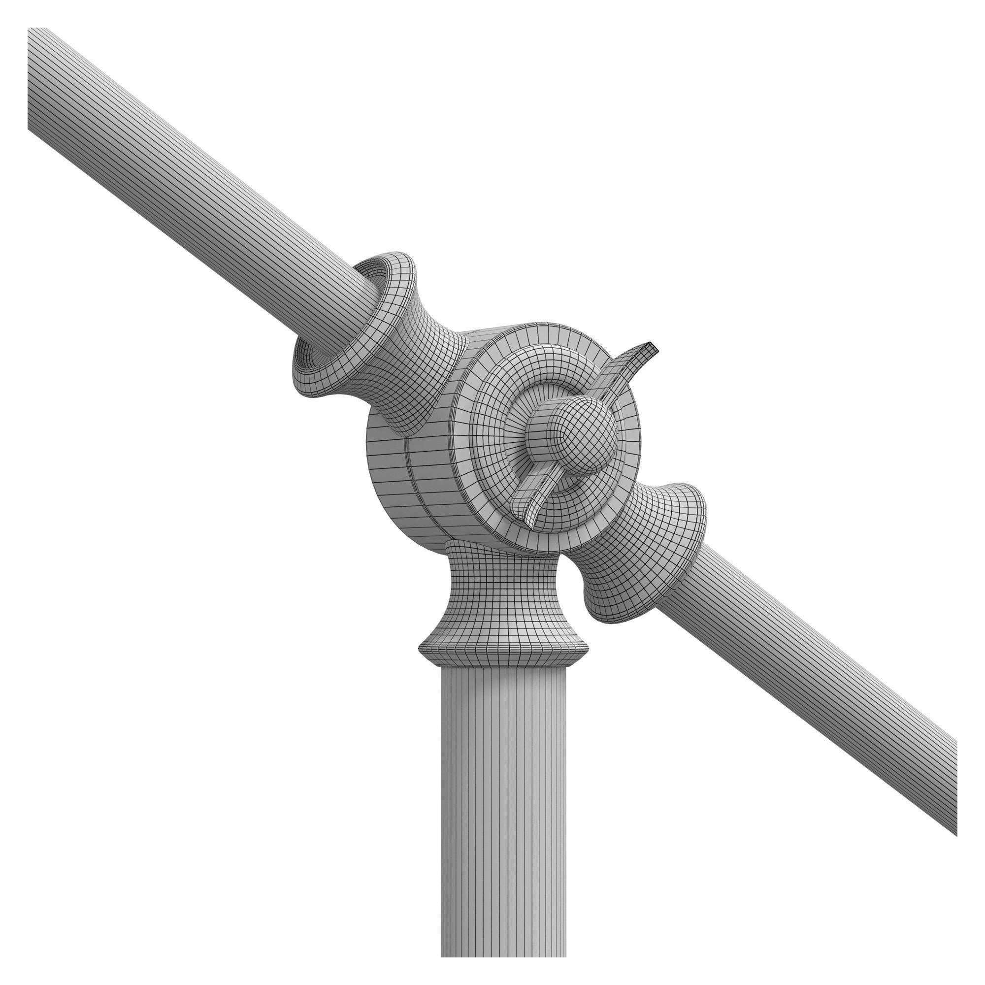 IKEA BAROMETER BAROMETER Floor lamp reading light 3D model CGTrader