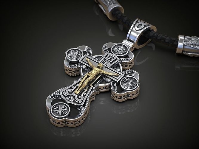 cross-orthodox-christianity-saints-virgin-mary-holy-trinity-3d-model-3d