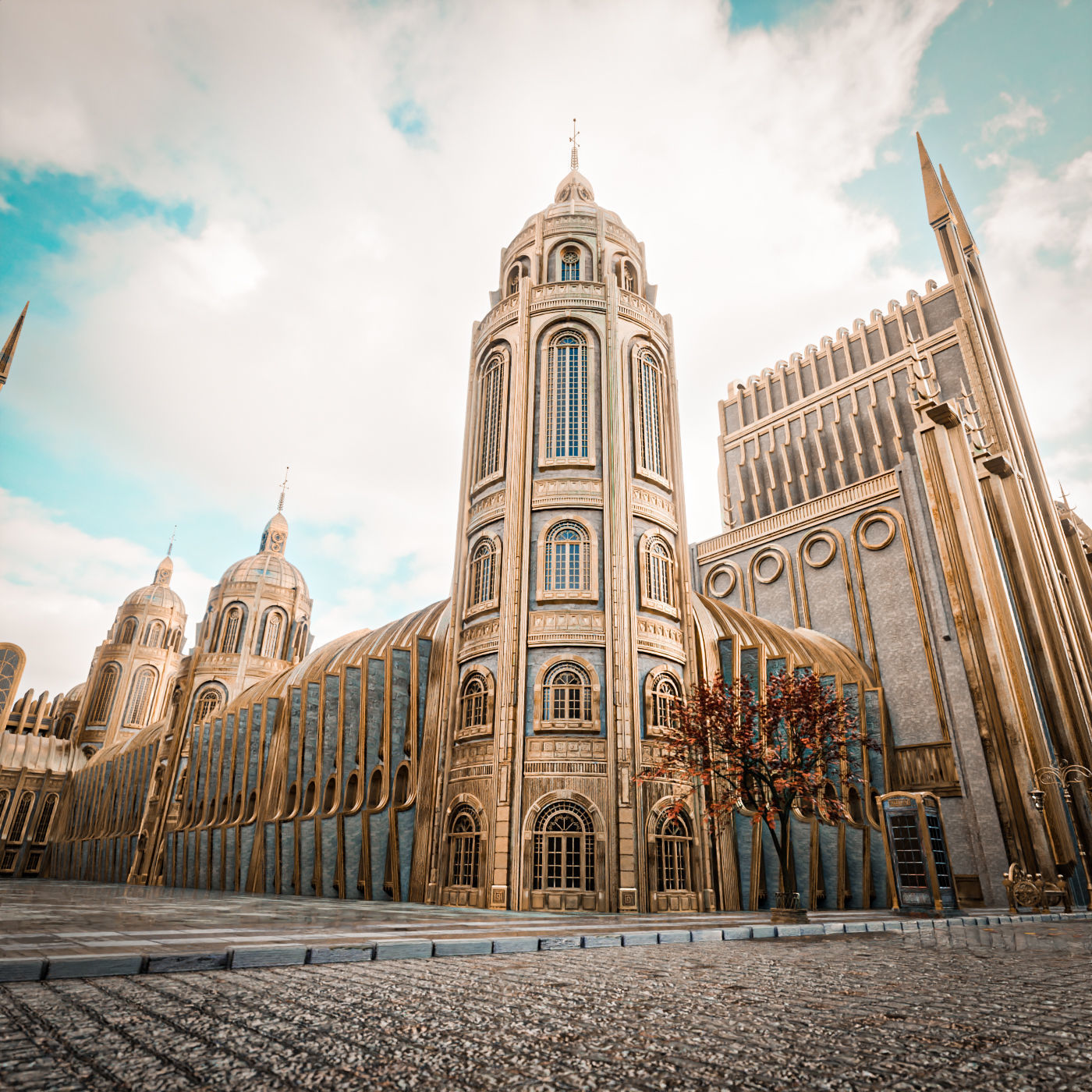 3D model GRAND CAPITAL BUILDING SET VR / AR / low-poly | CGTrader