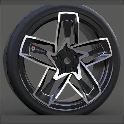 CAR WHEEL 012 3D model CGTrader