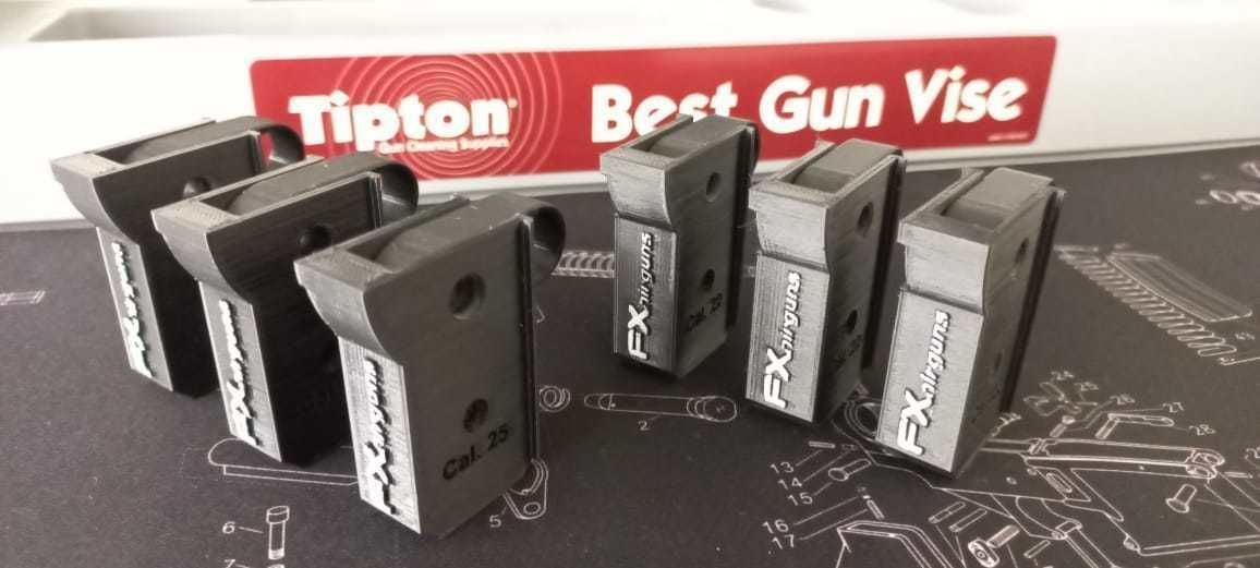 SINGLE SHOT MAGAZINE FX IMPACT M3 CAL 22 AND CAL 25 3D model 3D