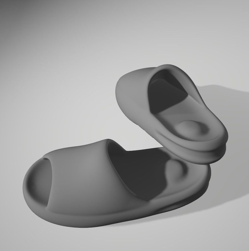 Yeezy Slides 3D model 3D printable CGTrader Yeezy Slides 3D model 3D printable CGTrader