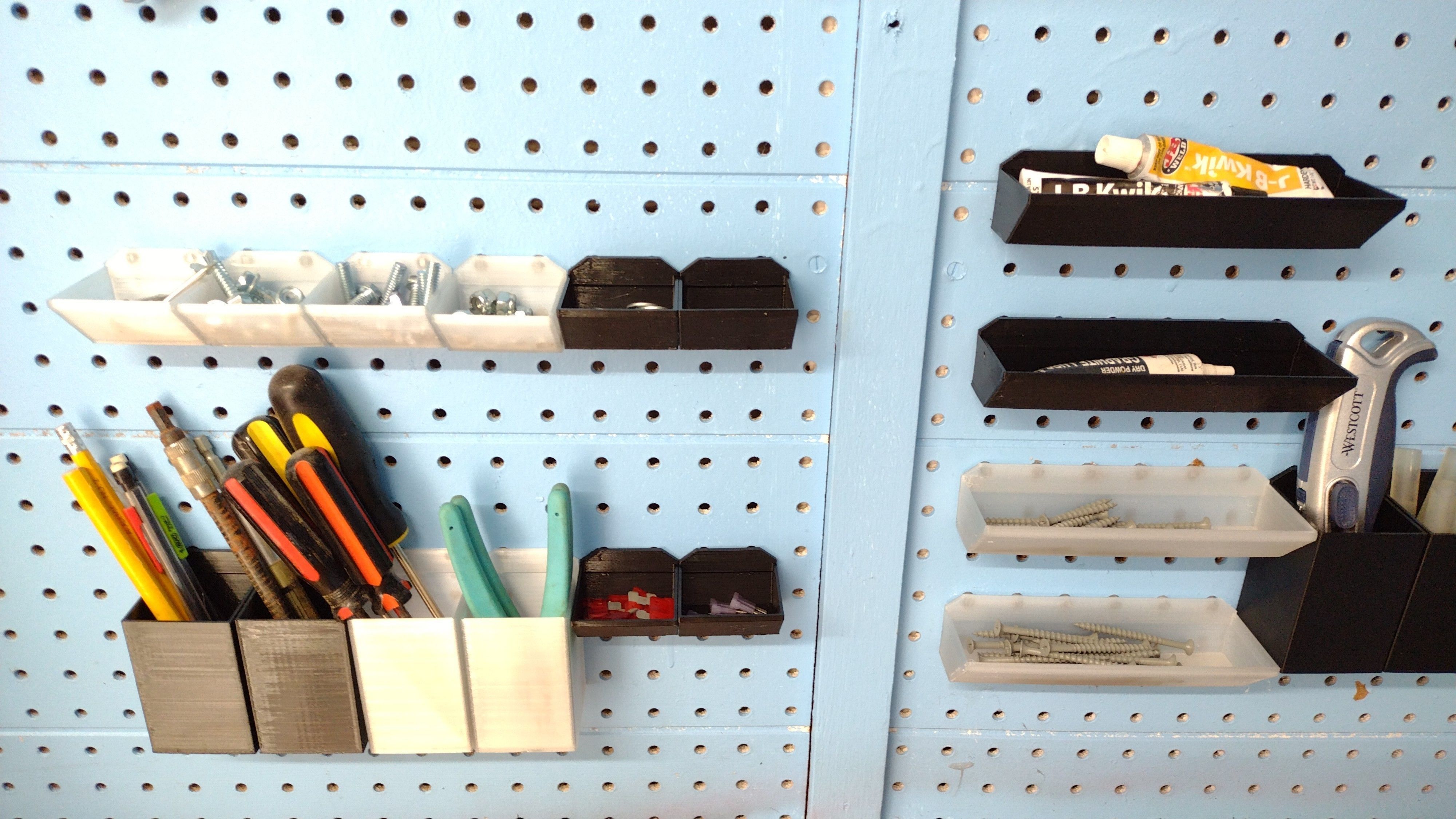 3D Printable Pegboard bins Cups 3D model 3D printable | CGTrader