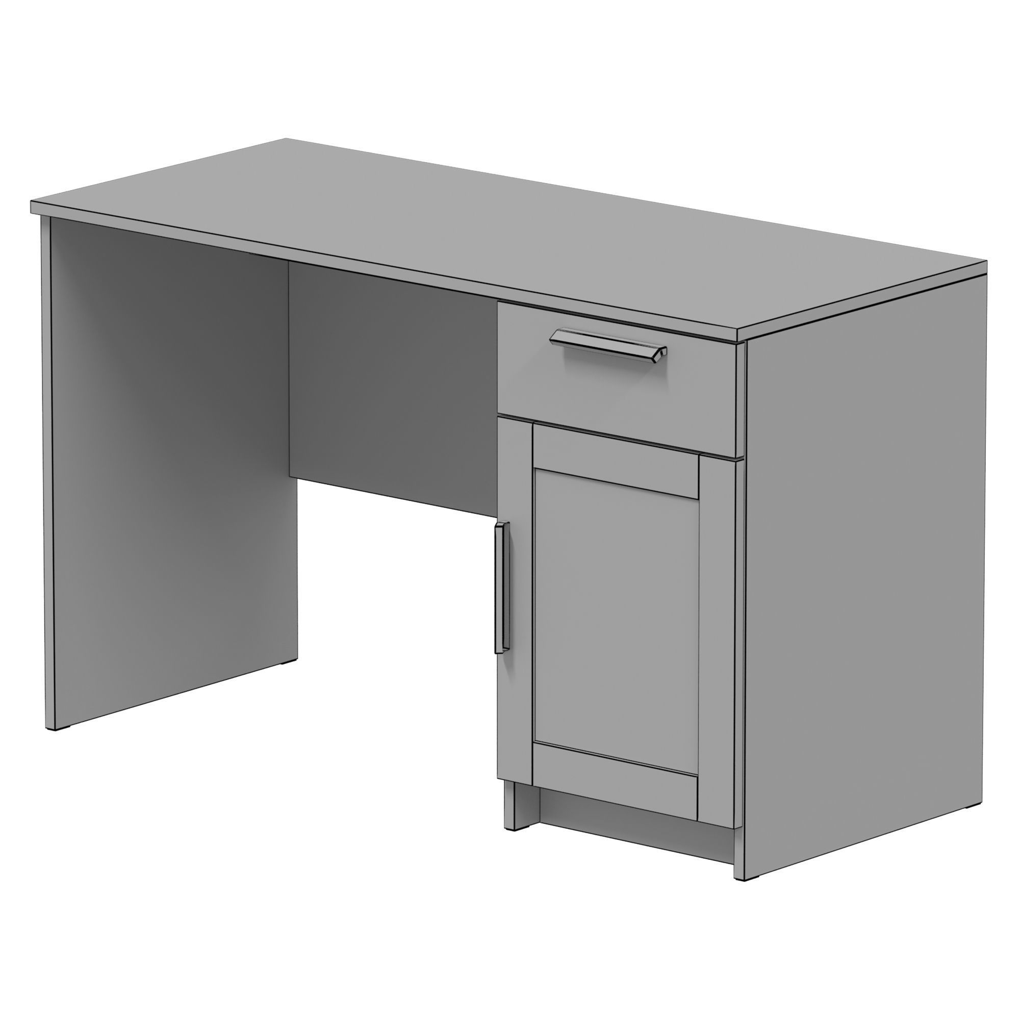 IKEA BRIMNES Desk 3D model CGTrader