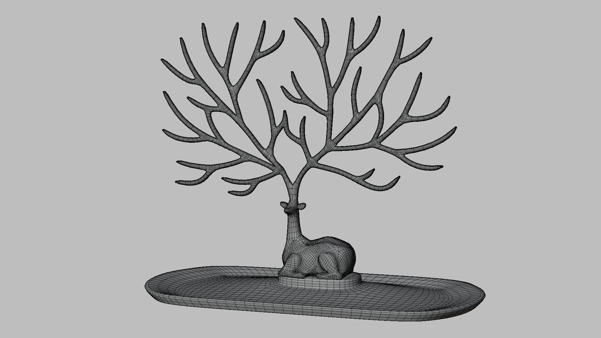 Decorative Jewelry Organizer for Interior Visualization PBR 3D model