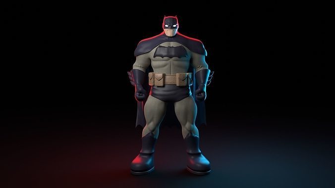 Batman Characters Model Batman 3D Model character 3D model rigged | CGTrader