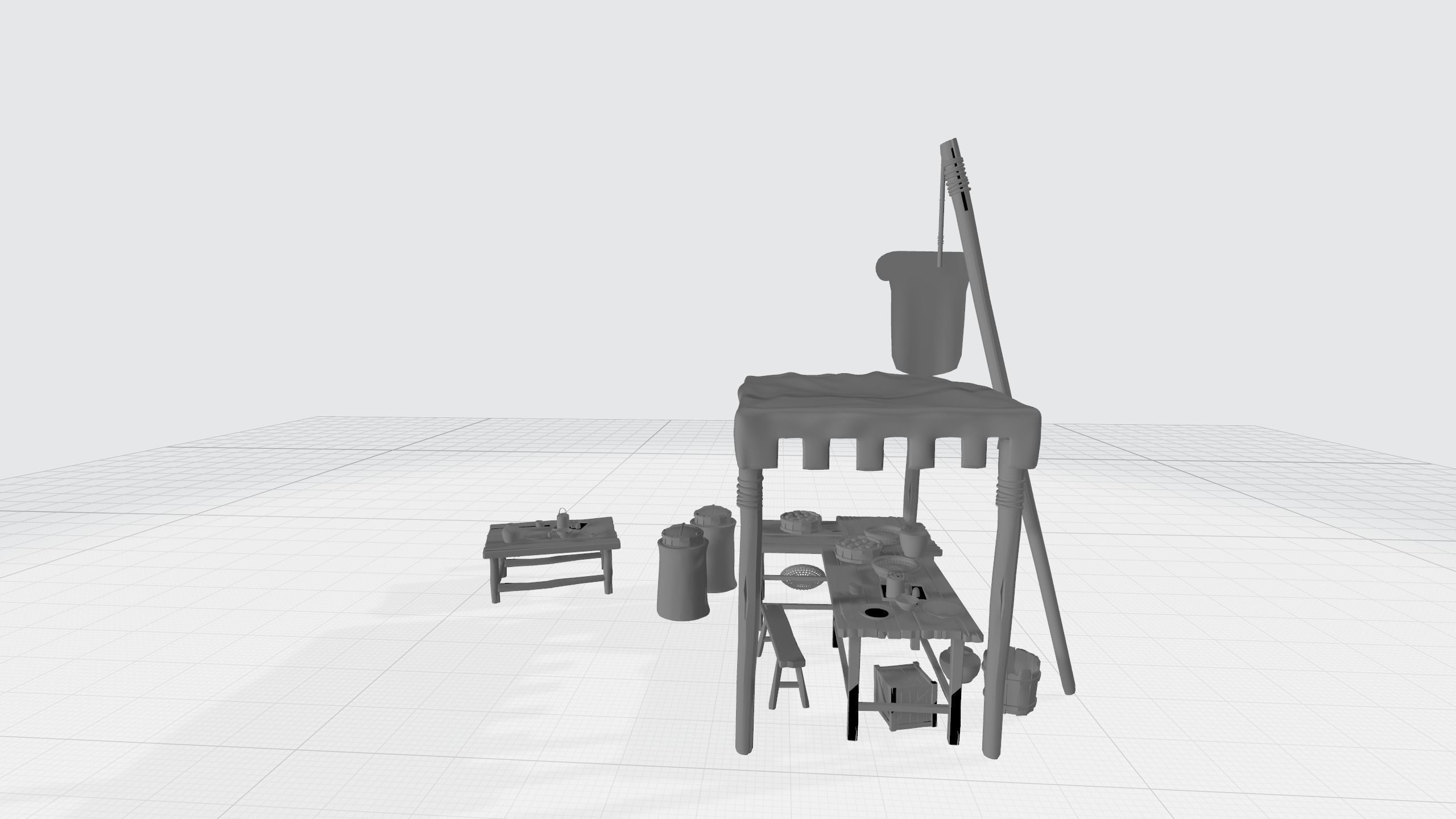 3D model Chinese Store 3D Model VR / AR / lowpoly CGTrader