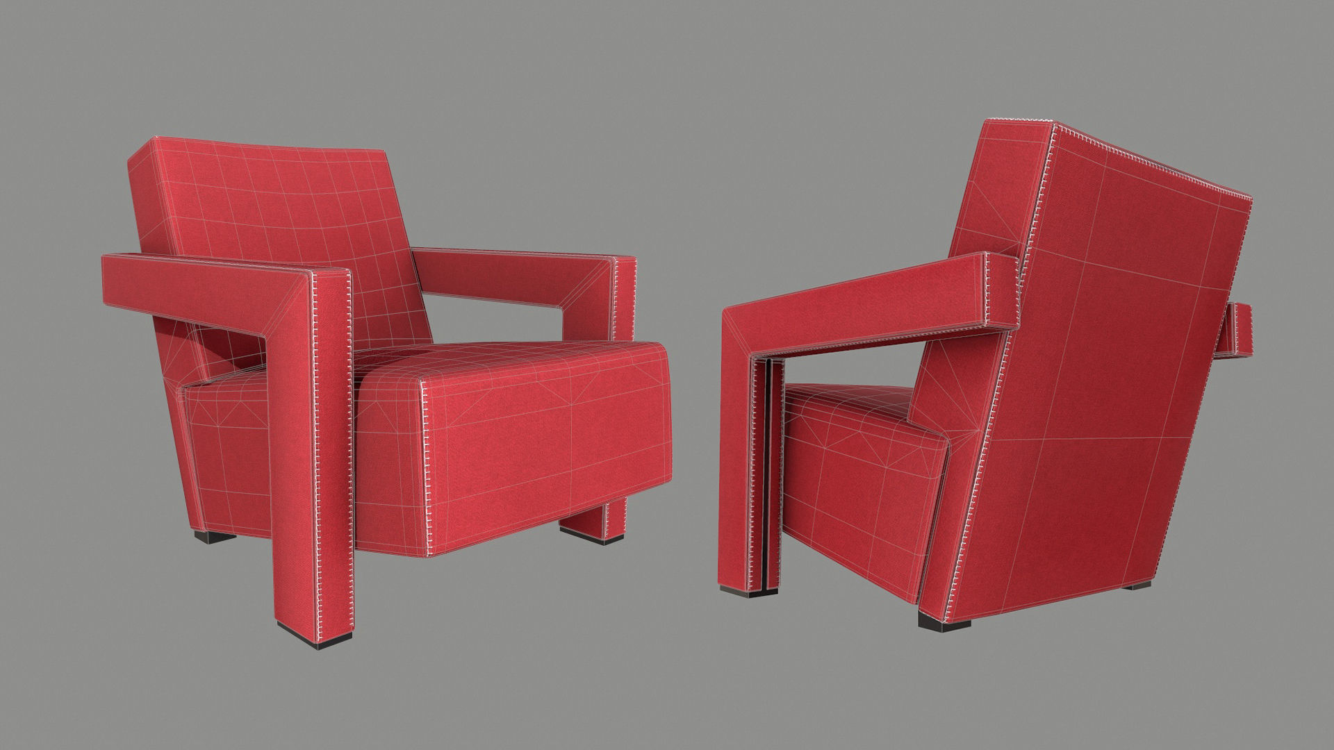 Collection of Armchairs PBR VR / AR / lowpoly CGTrader
