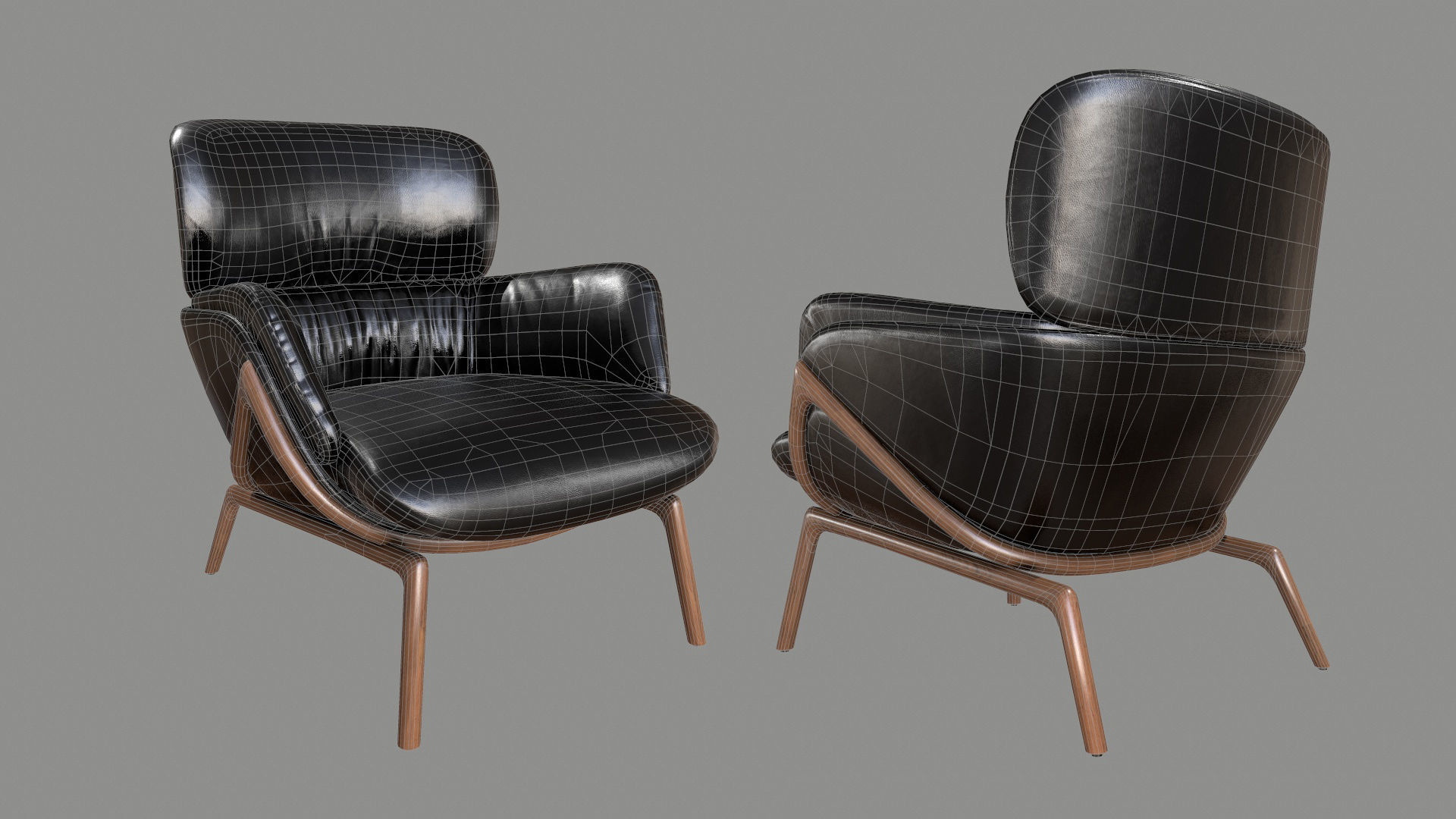 Collection of Armchairs PBR VR / AR / lowpoly CGTrader