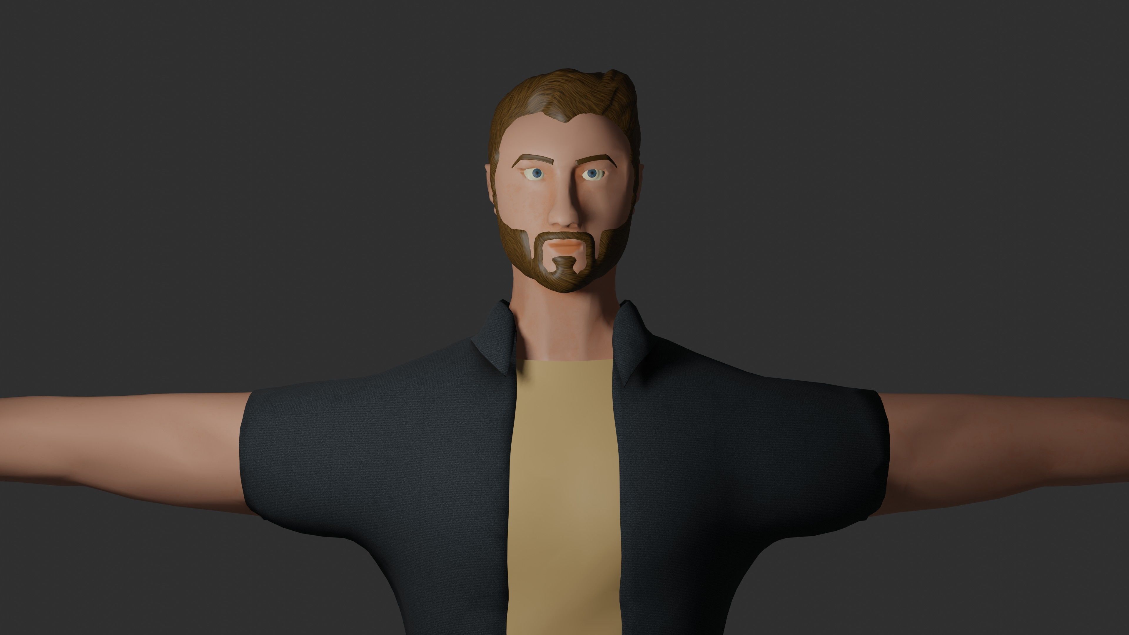3D model male 3d modle VR / AR / lowpoly CGTrader