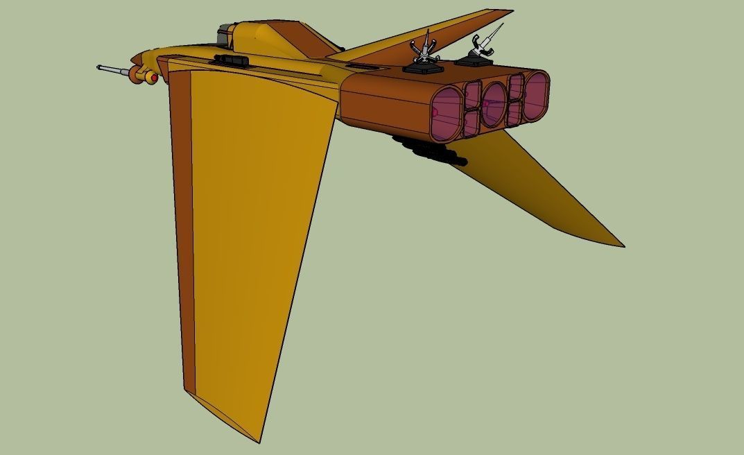 Armorer - interceptor fighter free 3D model | CGTrader