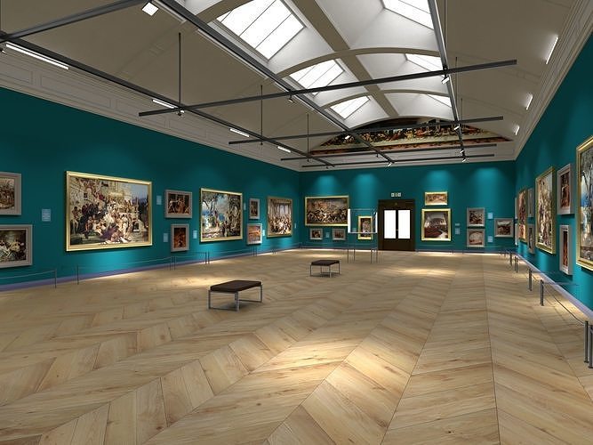 Art Gallery 2 3D model | CGTrader