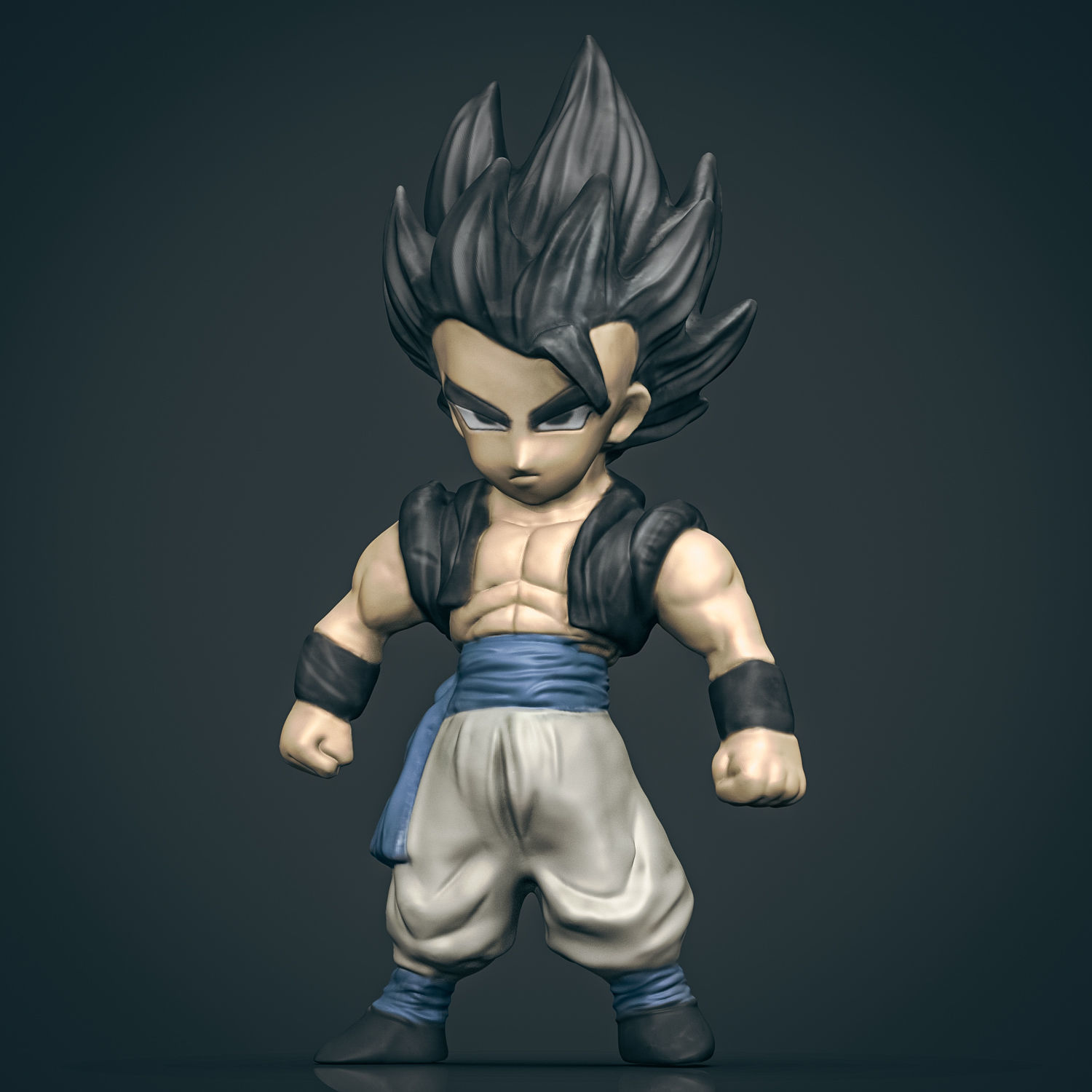 Gogeta Dragon Ball 3D Printable free 3D model 3D printable | CGTrader