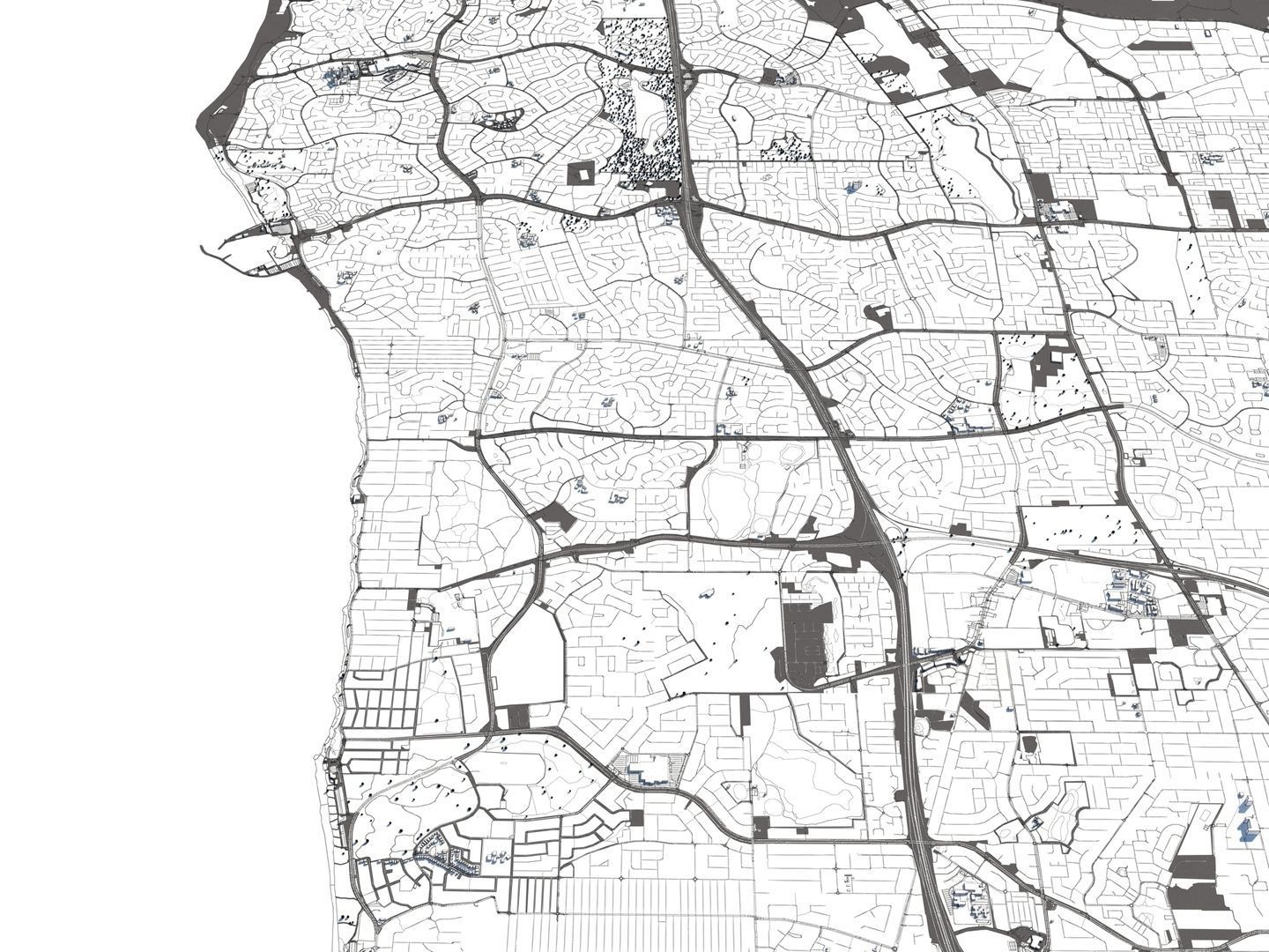 Perth Australia 50x50km 3D City Map 3D model | CGTrader