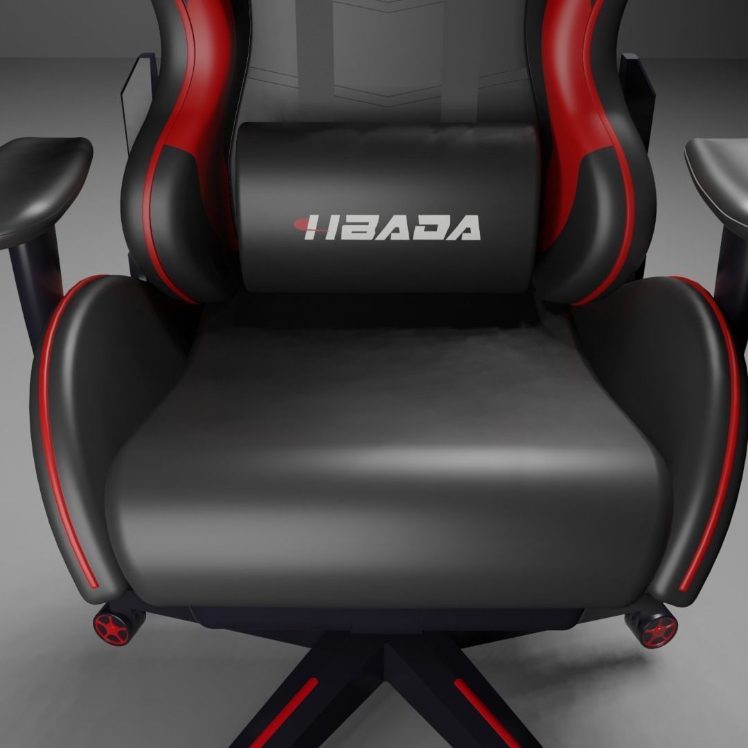 Hbada Ergonomic Gaming Chair 3D model CGTrader