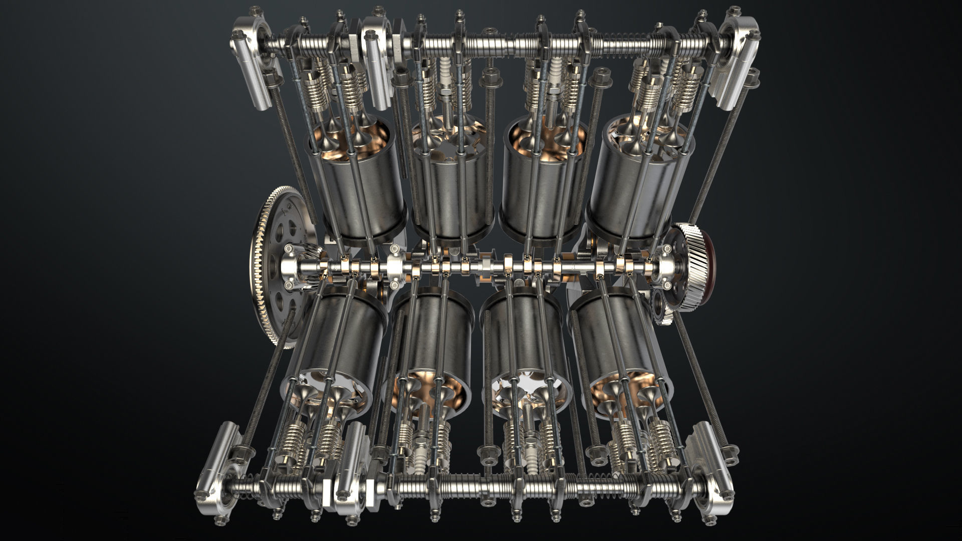 V8 Engine Working And Animation – GSJWXX