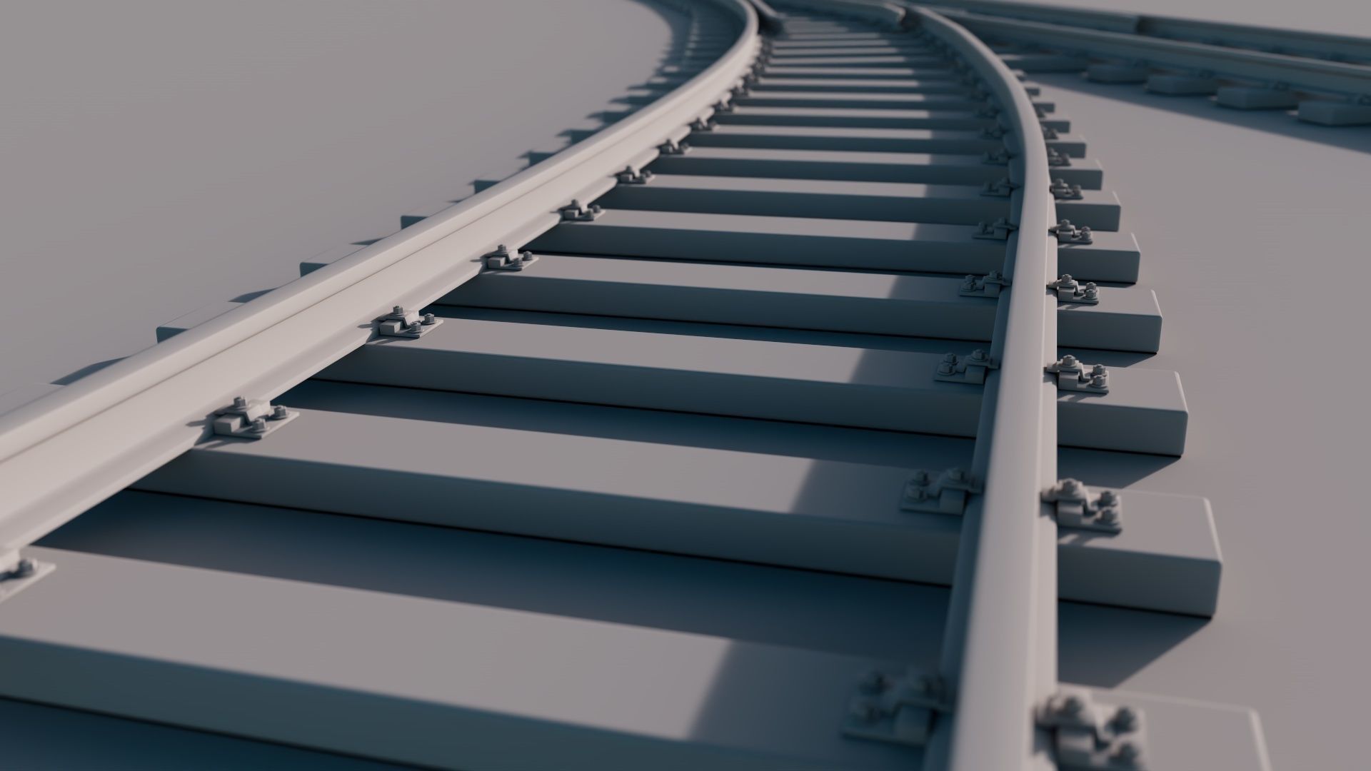 3D model Railswitch 3D Model Railing VR / AR / low-poly | CGTrader