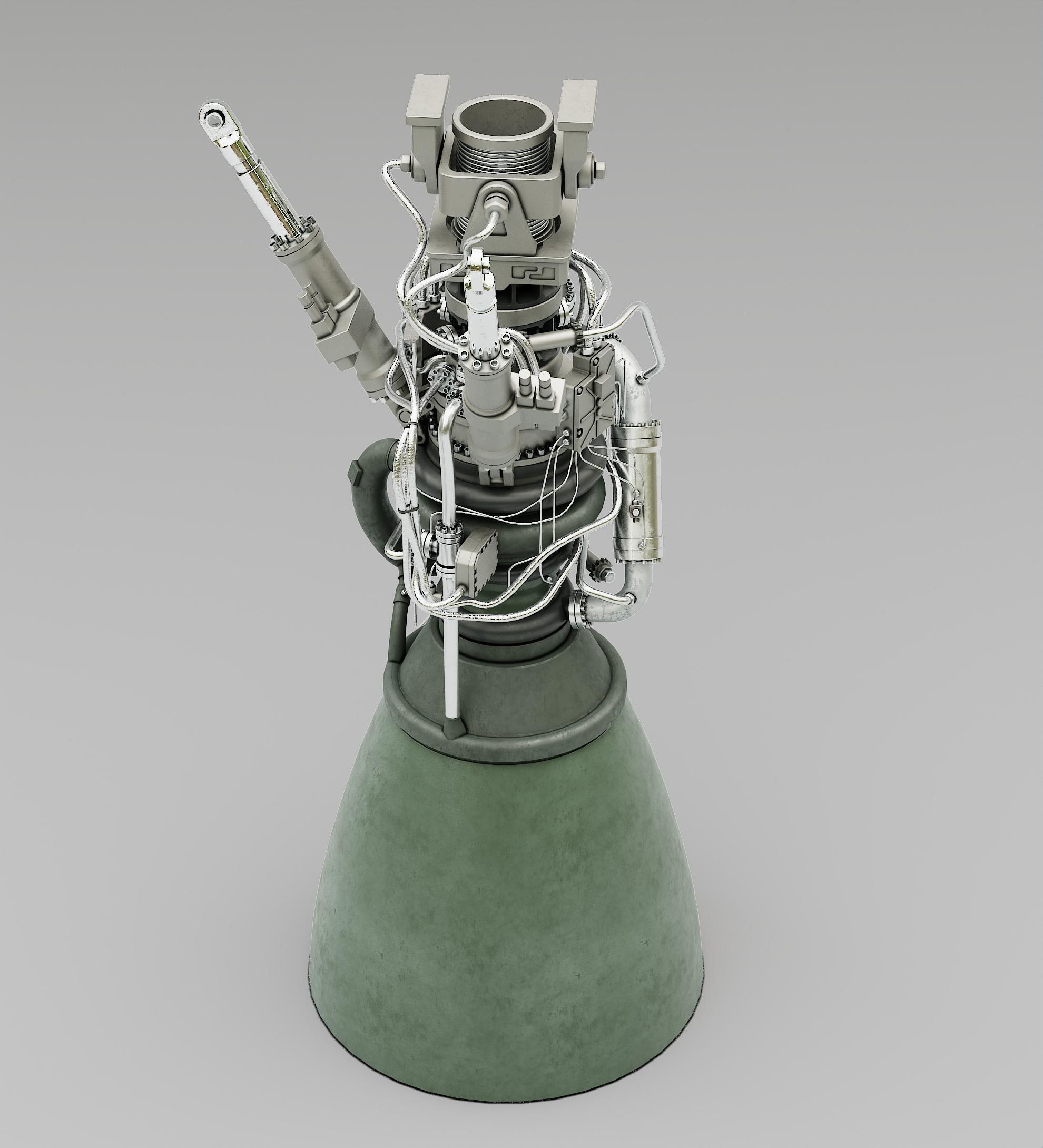 Rocket Engine 3D model CGTrader