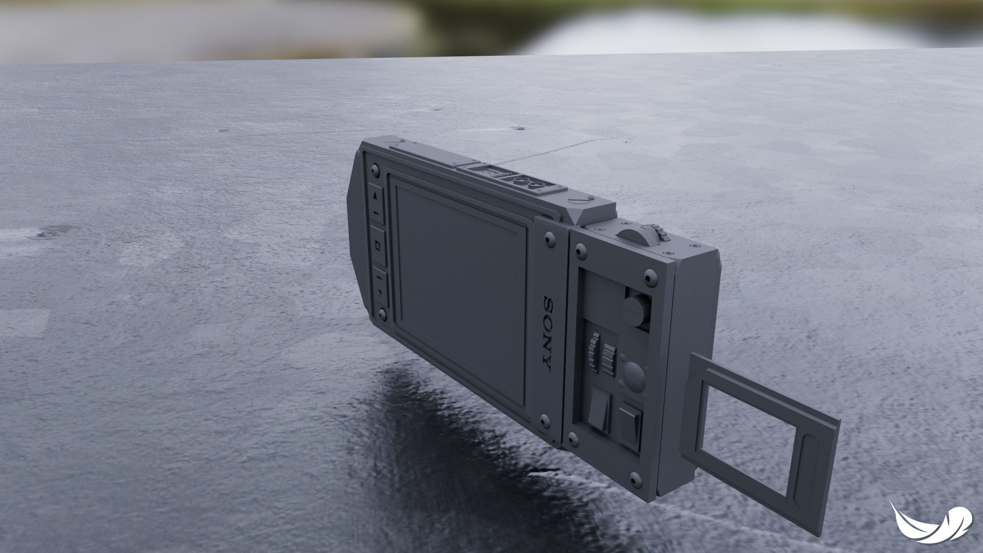 Blade Runner 2049 Polaroid scanner 3D model 3D printable CGTrader