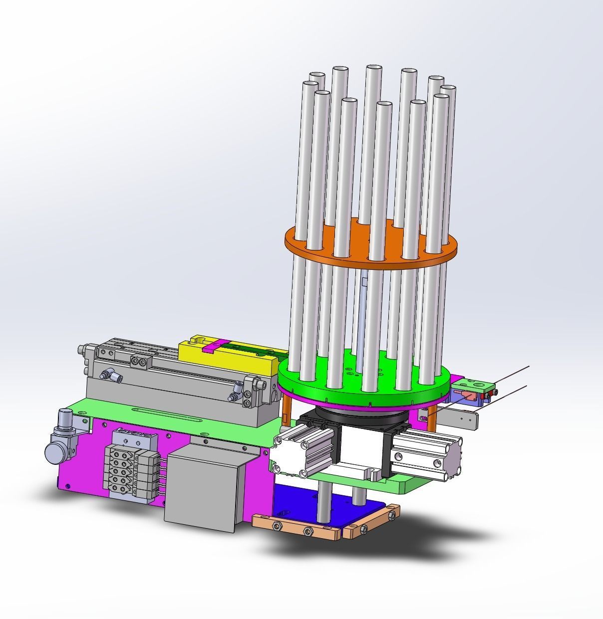 Tray curing automatic loading and unloading machine 3D model | CGTrader