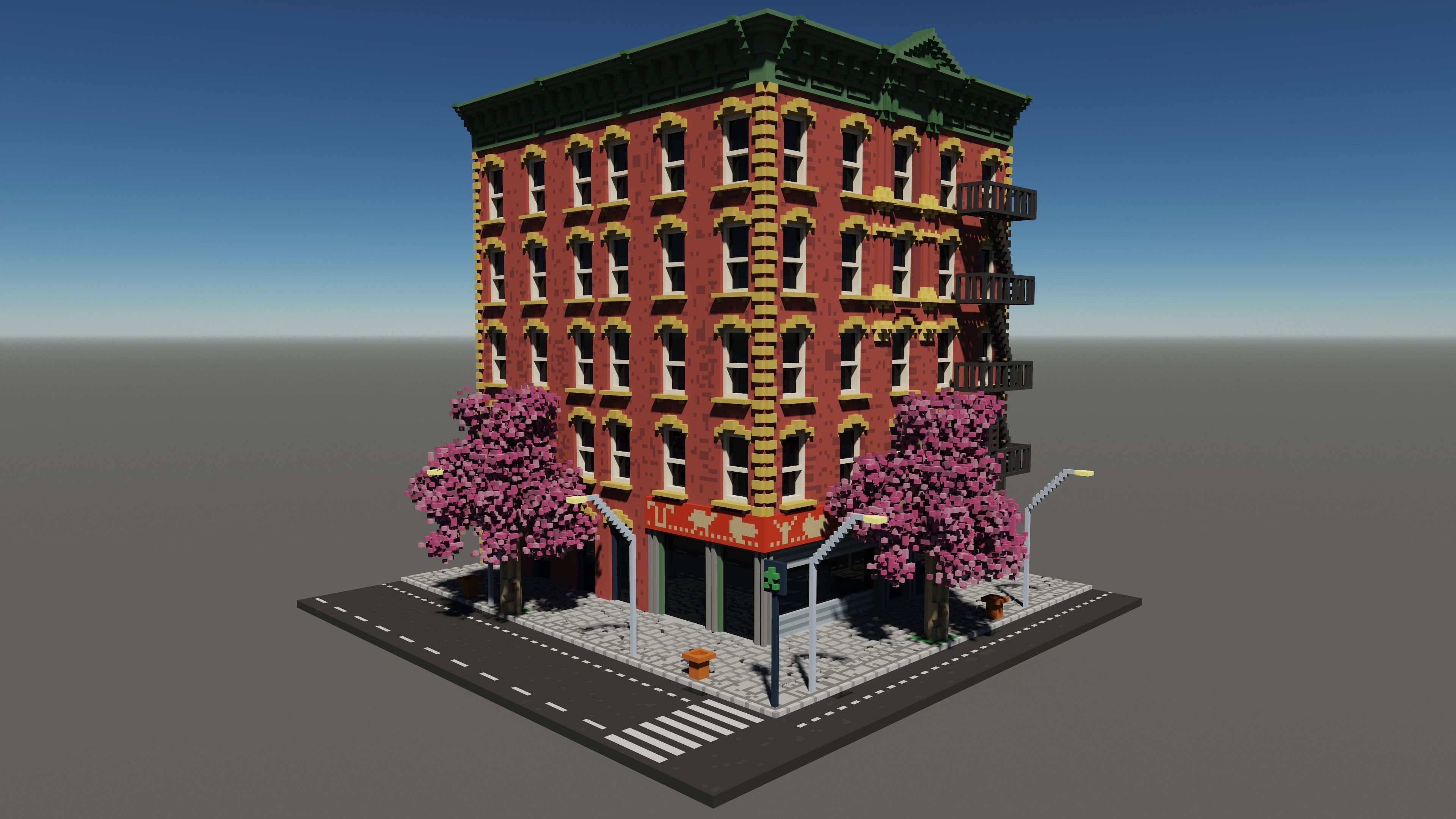 Pei house 3D model CGTrader