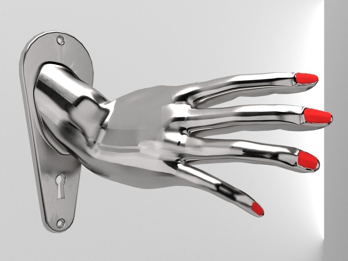 Hand Door Hand Computer Hand Door 3D model 3D printable | CGTrader