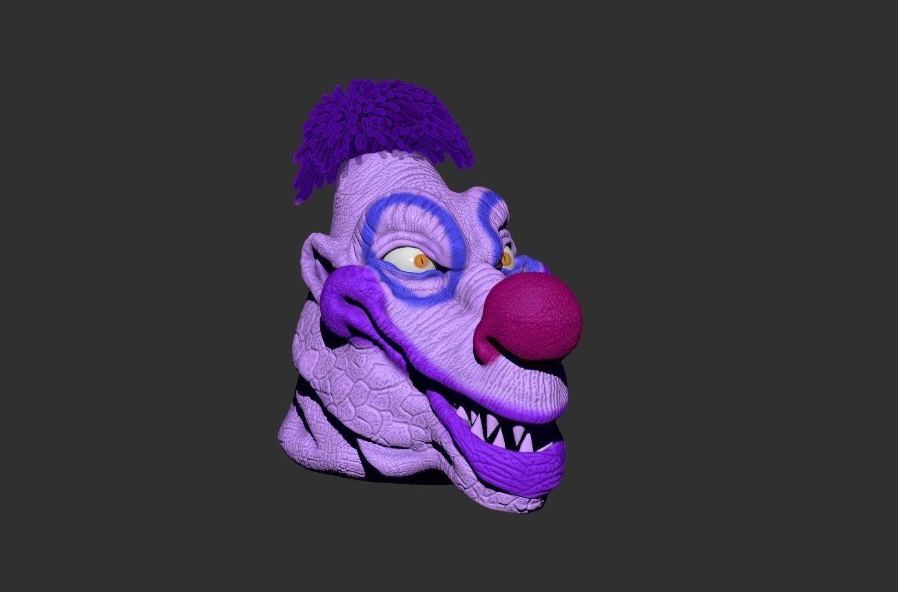 killer clown mask 3D model 3D printable CGTrader