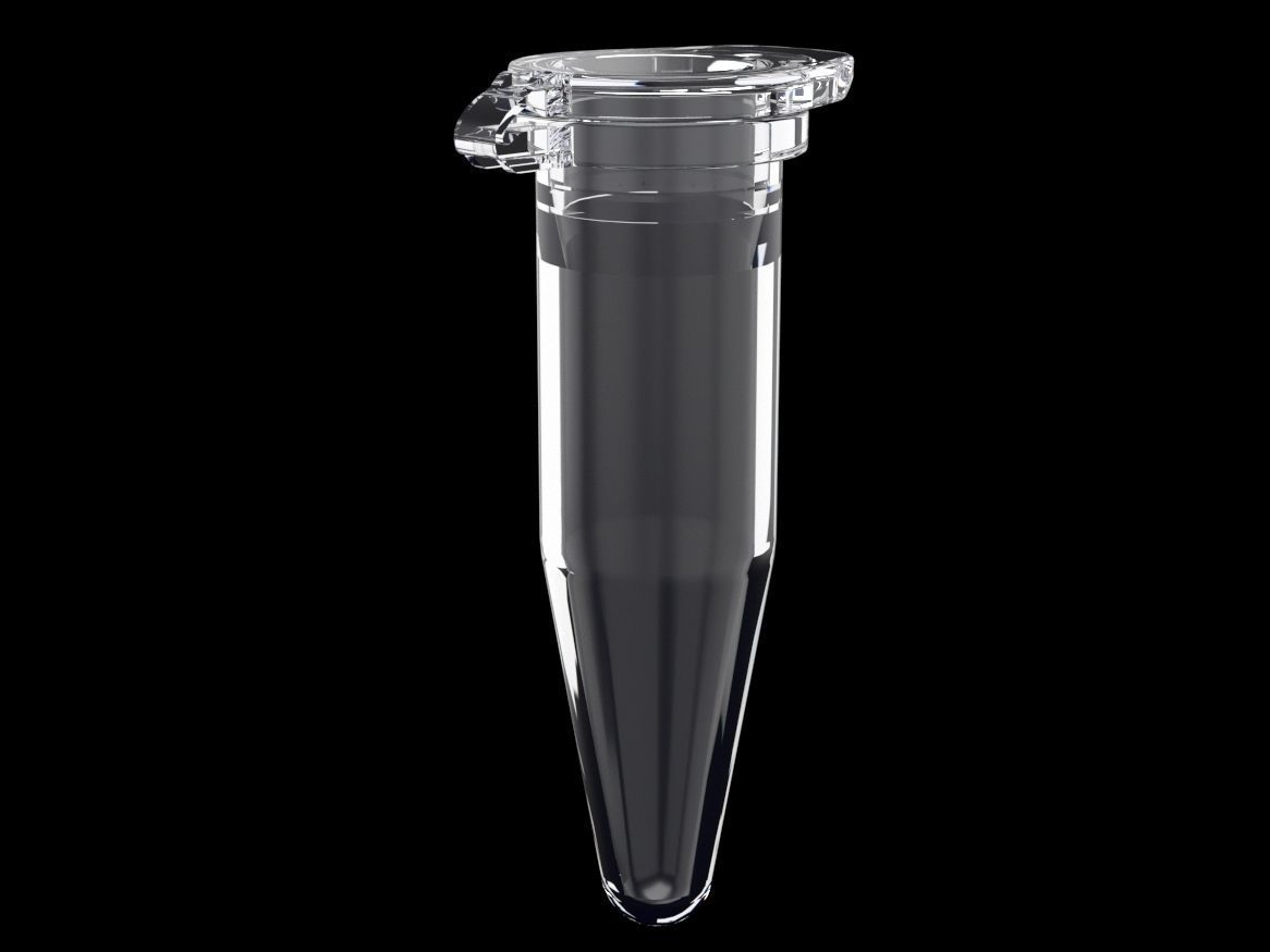 Microfuge Tube 3D model CGTrader