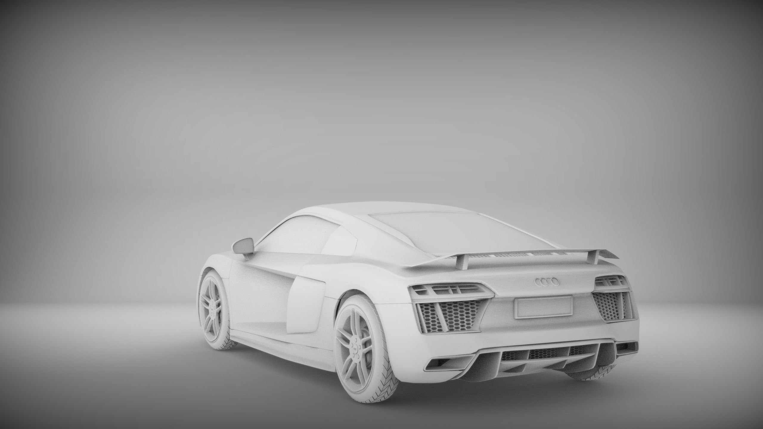 Audi R8 3D Car Model free 3D model CGTrader