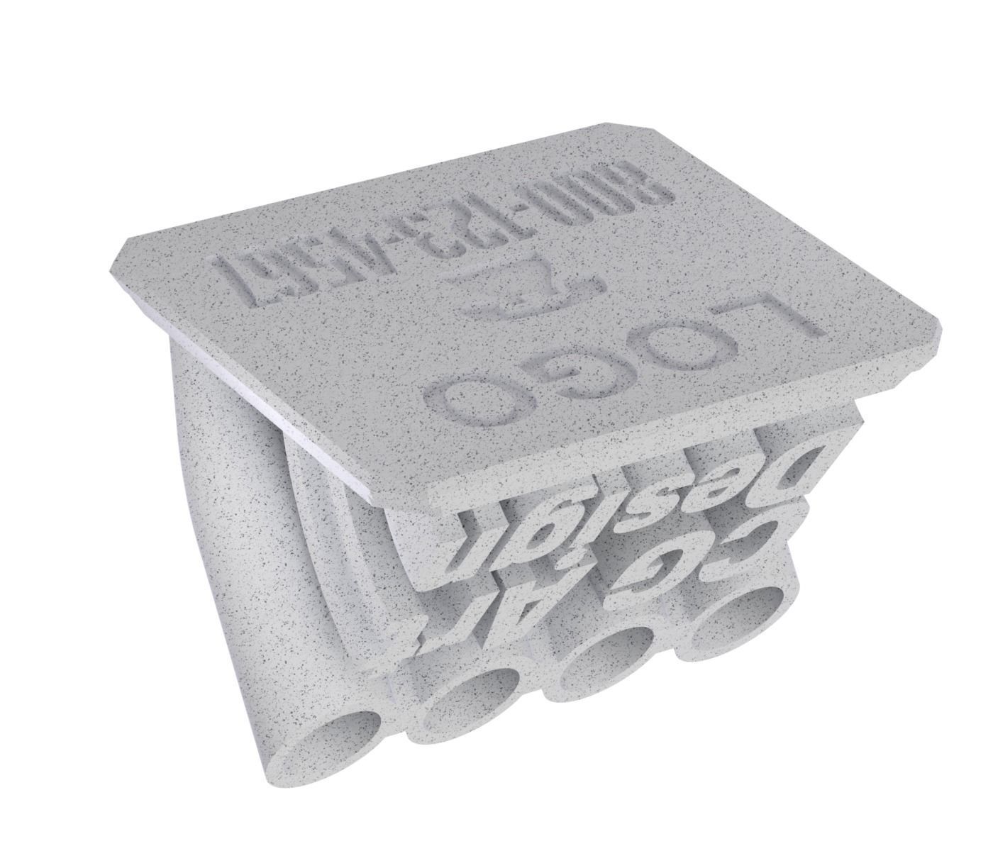 Printable Sweeping Text Plate With Pen Holder 3D model 3D printable ...