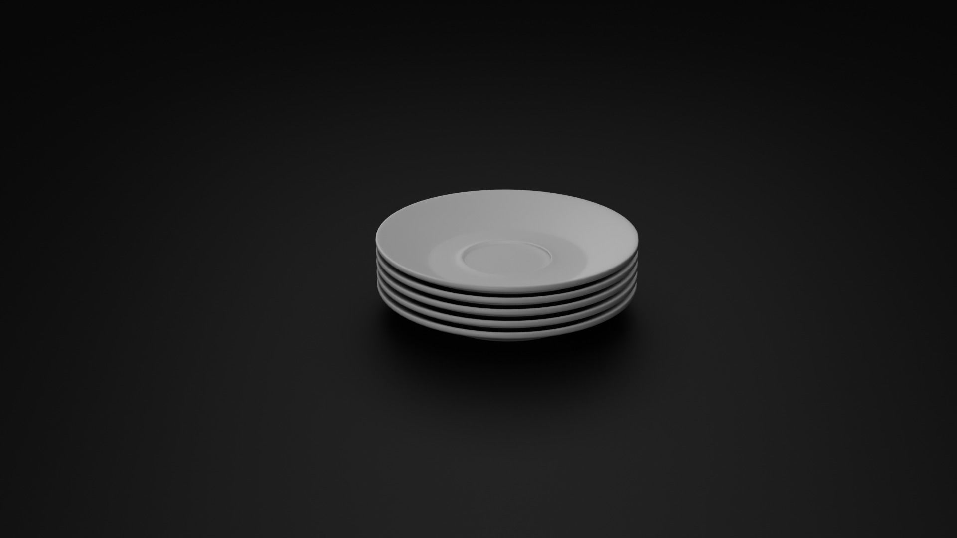 Plates and Bowls free 3D model CGTrader