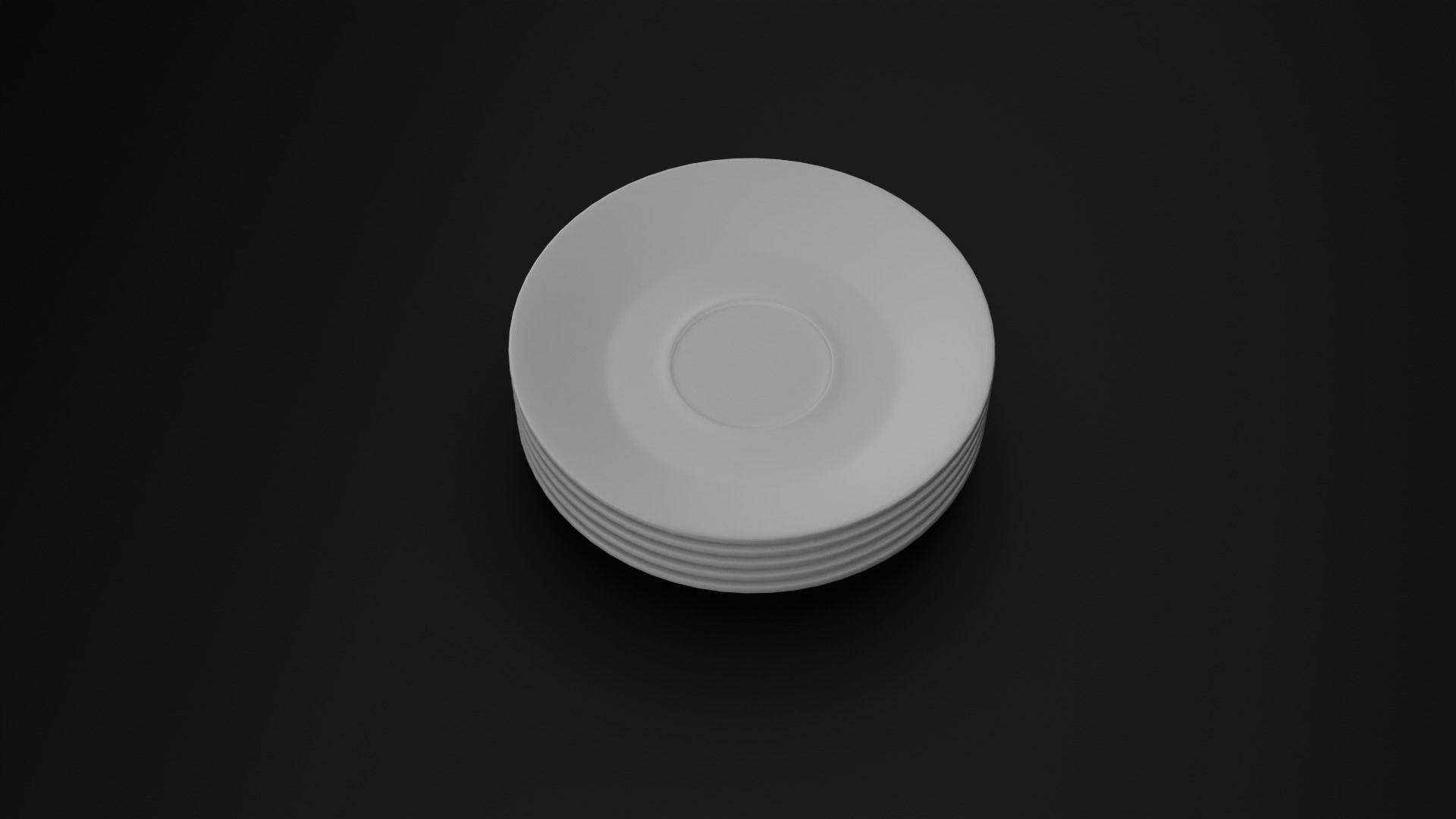 Plates and Bowls free 3D model CGTrader