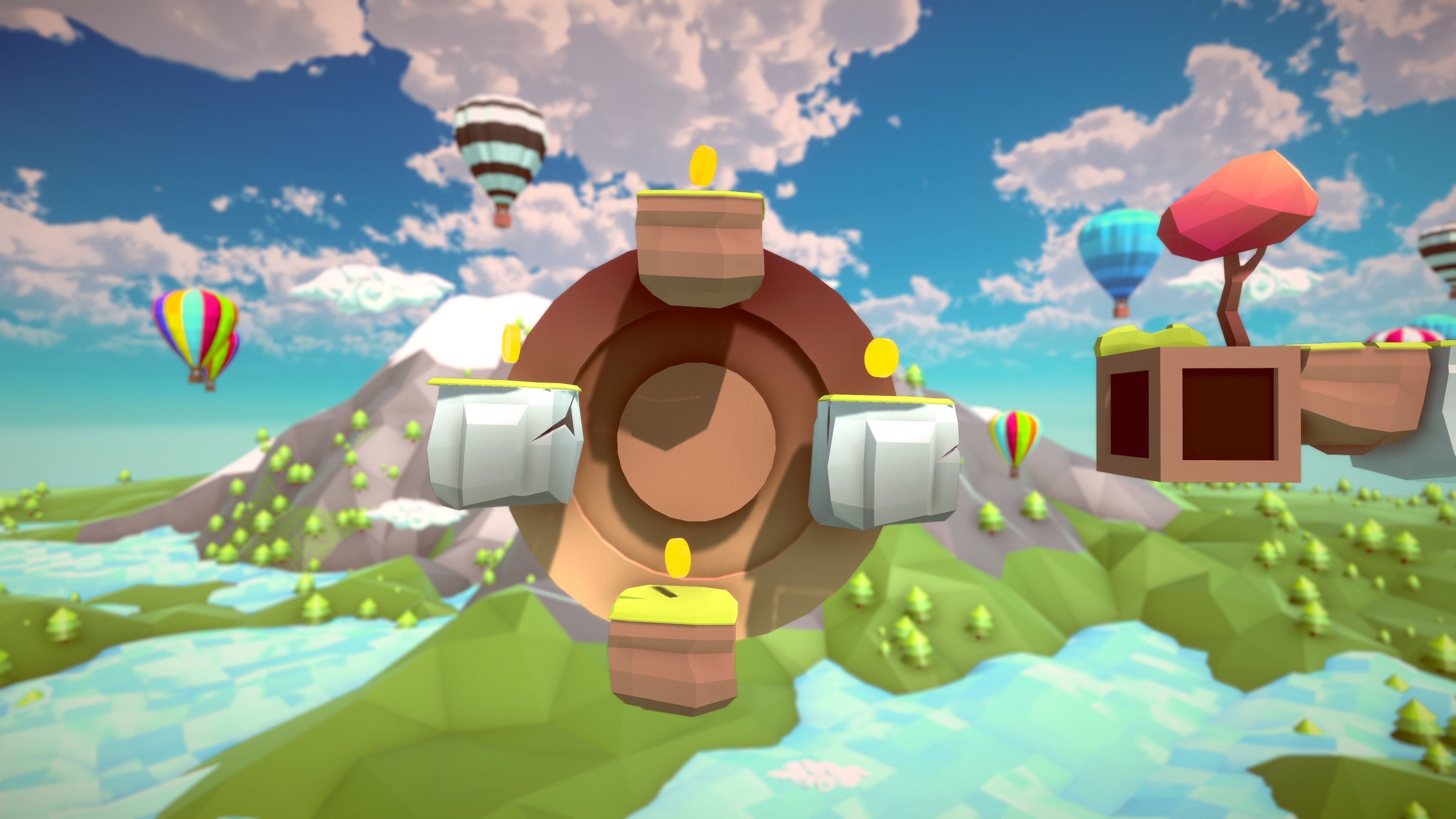 3D model 3D Platformer Game Kit for Unity - Low Poly VR / AR / low-poly ...