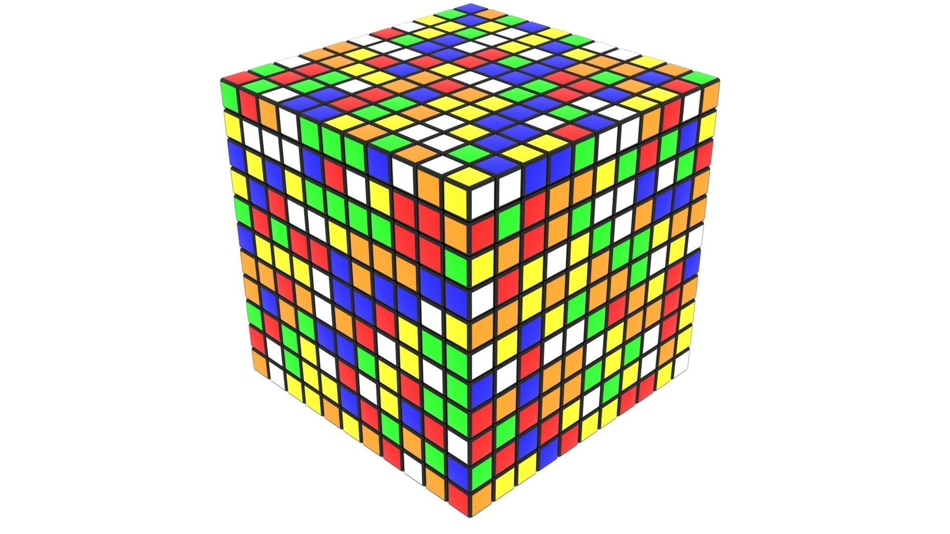 11x11x11 Rubik's Cube Price In India Rubiks Cube 11x11x11 3D model | CGTrader