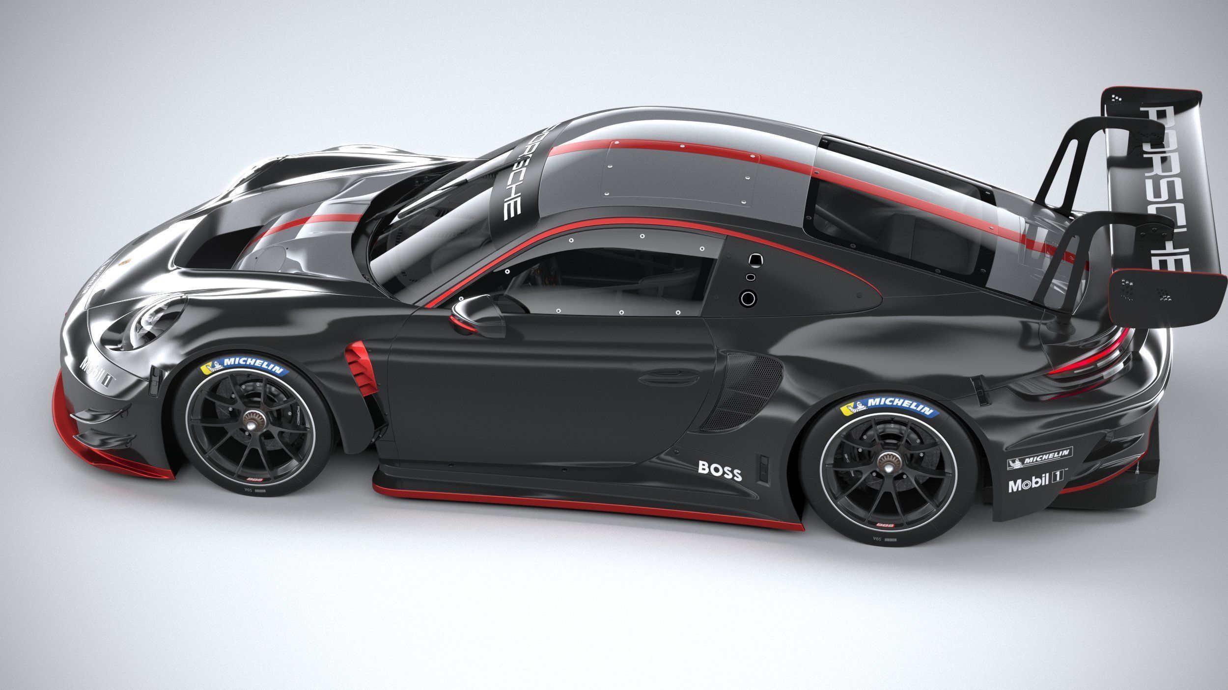 Topspeed 1/18 Porsche 911 GT3R #80 2023 - Résine - Miniature De Collection