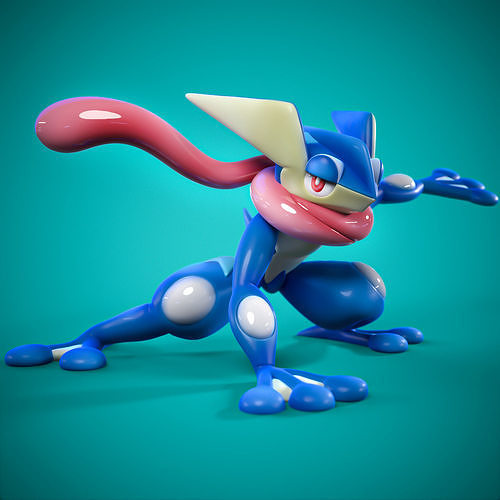 GRENINJA POKEMON 3D model 3D printable | CGTrader
