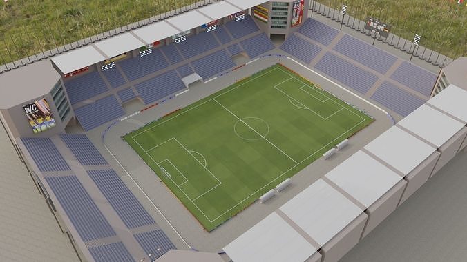 Stadium Low-poly 3D model
