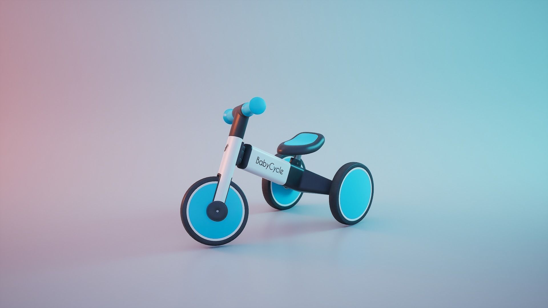 Baby Tricycle 3D model CGTrader