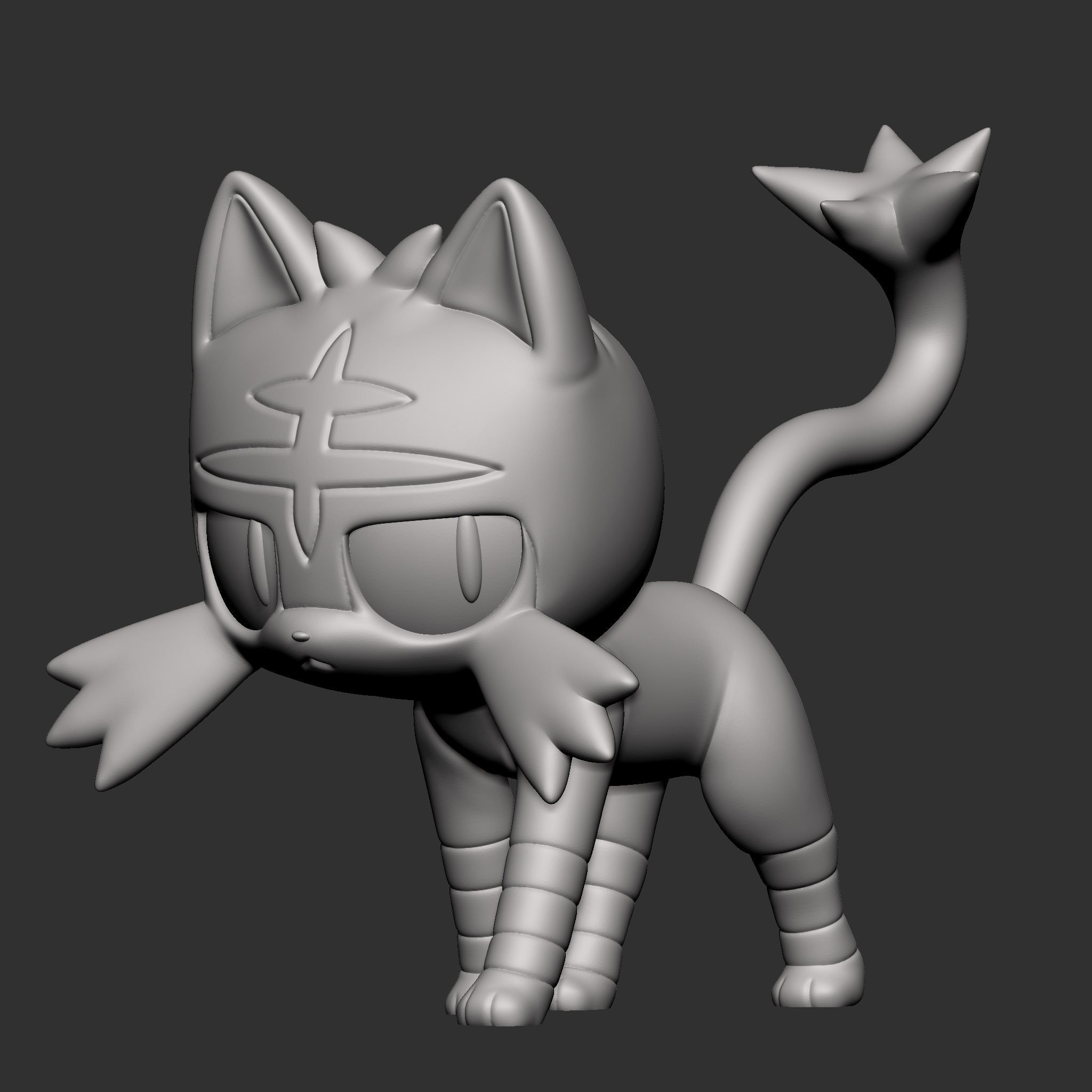 LITTEN POKEMON 3D model 3D printable | CGTrader