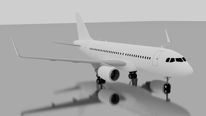 Airbus A319-100 3D model | CGTrader
