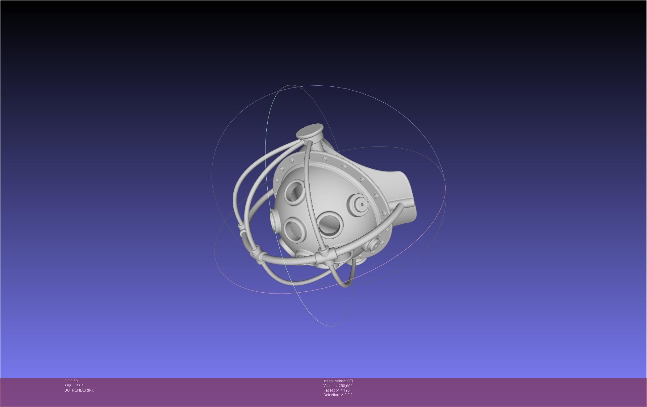 Bioshock Big Daddy Helmet 3D model 3D printable | CGTrader